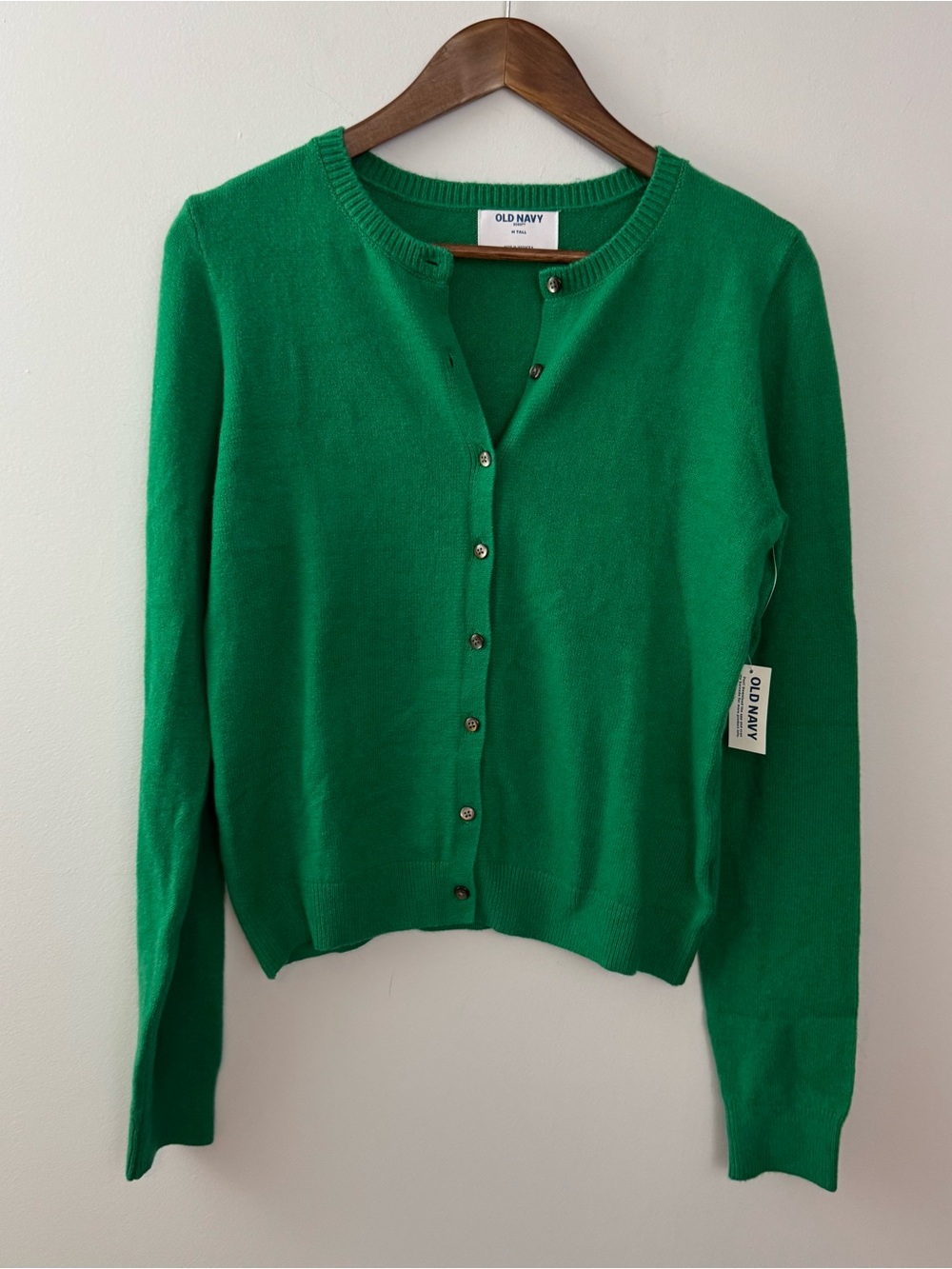 Old Navy Green Crewneck Button-Up Sweater NWT!! Size M
